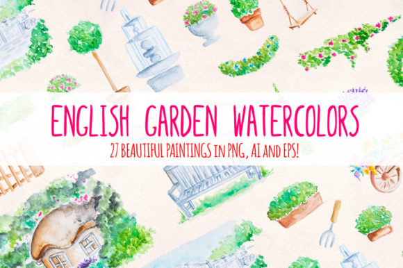 English Garden Watercolors: A Unique Blend of Art and Function