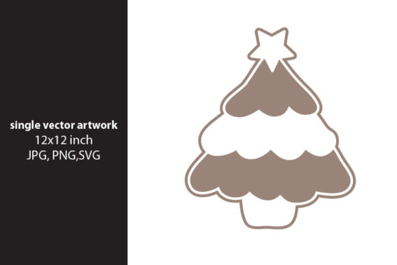 Gingerbread Cookie - Single Vector Artwo: A Versatile Digital Asset