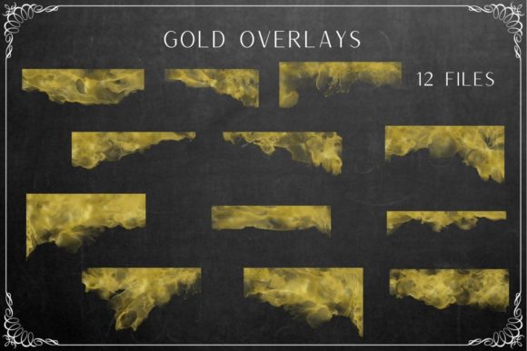 Liquid Borders Gold Clipart: Elevate Your Creative Projects with Metallic Elegance