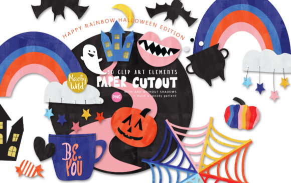 Paper Cut Out Halloween Clipart: A Creative Resource for Designers and Enthusiasts